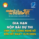 Gia hạn thời gian nộp bài dự thi Giải thưởng Nhân tài Đất Việt đến ngày 15/9/2025