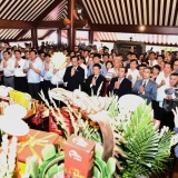 Trang trọng Lễ dâng hương tưởng niệm 56 năm ngày mất Chủ tịch Hồ Chí Minh
