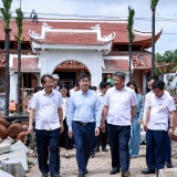 Văn phòng Quốc hội kiểm tra tiến độ dự án Khu lưu niệm Trưởng ban Thường trực Quốc hội Bùi Bằng Đoàn