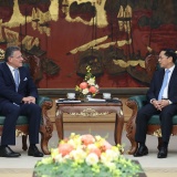 Phó Thủ tướng Bùi Thanh Sơn tiếp Cao uỷ Thương mại và An ninh kinh tế Liên minh châu Âu