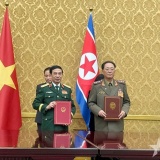 Lễ ký kết các văn kiện hợp tác song phương Việt Nam - Triều Tiên