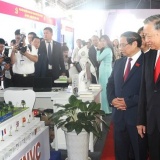 Tổng Bí thư Tô Lâm tham quan Triển lãm Thành tựu Báo chí - Xuất bản