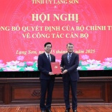 Ông Hoàng Quốc Khánh giữ chức Bí thư Tỉnh ủy Lạng Sơn