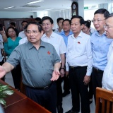 Thủ tướng kiểm tra vận hành chính quyền địa phương 2 cấp tại Cần Thơ