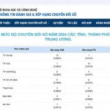 Thành phố Hồ Chí Minh giữ vững nhóm dẫn đầu cả nước về Chỉ số Chuyển đổi số (DTI) năm 2024: Khẳng định nỗ lực đồng bộ trong mô hình hành chính mới
