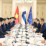 Tổng Bí thư Tô Lâm hội đàm với Tổng thống Phần Lan Alexander Stubb