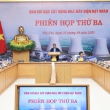 Thủ tướng chủ trì phiên họp thứ 3 Ban Chỉ đạo xây dựng nhà máy điện hạt nhân