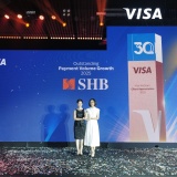 SHB lần thứ hai được VISA vinh danh “Ngôi sao tăng trưởng thẻ năm 2025” 