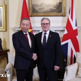 Thủ tướng Liên hiệp Vương quốc Anh và Bắc Ireland chủ trì Lễ đón chính thức và hội đàm với Tổng Bí thư Tô Lâm
