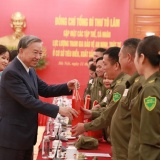 Tổng Bí thư Tô Lâm gặp mặt các tập thể, cá nhân tham gia bảo vệ an ninh, trật tự ở cơ sở tiêu biểu, xuất sắc