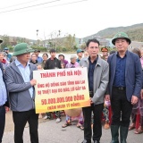 Hà Nội tiếp tục hỗ trợ tỉnh Gia Lai 200 tỷ đồng khắc phục hậu quả mưa lũ