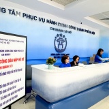 Hà Nội triển khai mô hình Trung tâm Phục vụ hành chính công một cấp