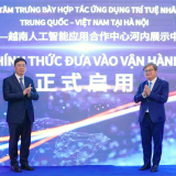 Hợp tác trí tuệ nhân tạo Trung Quốc - Việt Nam đã có trung tâm trưng bày tại Hà Nội