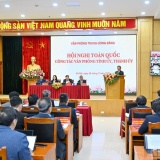 Thường trực Ban Bí thư Trần Cẩm Tú dự Hội nghị toàn quốc công tác Văn phòng tỉnh uỷ, thành uỷ năm 2025