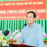 Lực lượng vũ trang TPHCM sẵn sàng ứng phó với thiên tai, hỗ trợ các địa phương vùng bão lũ
