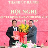 Đồng chí Vũ Minh Tuấn giữ chức Phó Trưởng ban Tuyên giáo và Dân vận Thành ủy Hà Nội