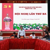 Đảng ủy xã Ứng Thiên triển khai nhiệm vụ trọng tâm giai đoạn 2025-2030