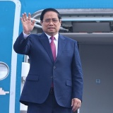 Thủ tướng Phạm Minh Chính lên đường tới Lào đồng chủ trì Kỳ họp 48 Ủy ban liên Chính phủ Việt Nam-Lào