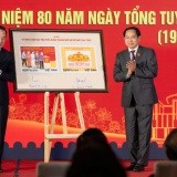 Phát hành bộ tem bưu chính kỷ niệm 80 năm Quốc hội Việt Nam