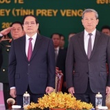 Thủ tướng Phạm Minh Chính cùng Thủ tướng Campuchia khai trương cặp cửa khẩu quốc tế mới