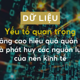 Dữ liệu là nguồn lực cốt lõi, chiến lược cho phát triển bền vững
