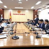 UBND tỉnh làm việc với Công ty Cổ phần Bia - Rượu - Nước giải khát Hà Nội