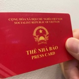 Gia hạn sử dụng Thẻ nhà báo kỳ hạn 2021-2025 đến hết ngày 31/3/2026