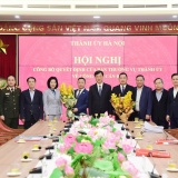 Hà Nội: Đồng chí Trần Thanh Hà và Thiếu tướng Nguyễn Thành Long nhận nhiệm vụ mới