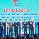 Phát động Chương trình đồng hành với sinh viên tài năng công nghệ năm 2026