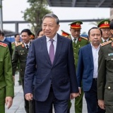 Tổng Bí thư Tô Lâm thăm, làm việc tại Trung tâm Dữ liệu Quốc gia, Bộ Công an