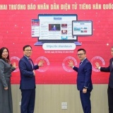 Khai trương Báo Nhân Dân điện tử tiếng Hàn Quốc