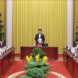 Chủ tịch nước Lương Cường chủ trì giao ban công tác với Văn phòng Chủ tịch nước