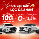 Toyota Việt Nam cùng hệ thống Đại lý triển khai chương trình khuyến mại tháng 1/2026