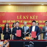 Liên thông dữ liệu điện tử trong xác định nghĩa vụ tài chính về đất đai