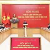 Đồng chí Phạm Minh Chính chủ trì Hội nghị tổng kết năm 2025, triển khai nhiệm vụ năm 2026 của Đảng ủy Chính phủ