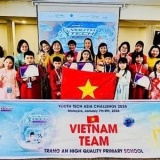 Học sinh Trường Tiểu học Chất lượng cao Tràng An đạt thành tích xuất sắc tại Cuộc thi Công nghệ trẻ châu Á
