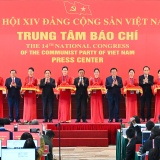 Khai trương Trung tâm Báo chí phục vụ Đại hội XIV của Đảng