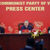 Tổng Bí thư Tô Lâm chủ trì Họp báo quốc tế thông báo kết quả Đại hội XIV của Đảng