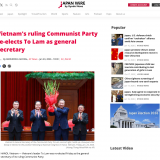 Truyền thông quốc tế lan tỏa những thông điệp lớn của Đại hội XIV của Đảng