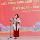Trường Tiểu học Đoàn Thị Điểm được phong tặng danh hiệu Anh hùng Lao động