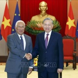 Tổng Bí thư Tô Lâm tiếp Chủ tịch Hội đồng châu Âu