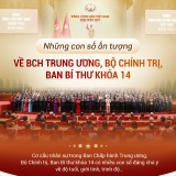 Những con số ấn tượng về BCH Trung ương, Bộ Chính trị, Ban Bí thư khóa 14