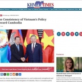 Truyền thông Campuchia đồng loạt đưa tin về chuyến thăm của Tổng Bí thư Tô Lâm