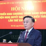 Đảng ủy các cơ quan Đảng Trung ương triển khai Chương trình hành động thực hiện Nghị quyết Đại hội XIV