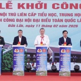 Tổng Bí thư Tô Lâm dự khởi công trường phổ thông nội trú tại xã Ea Rốk (Đắk Lắk)