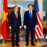Bộ trưởng Ngoại giao Lê Hoài Trung hội đàm với Ngoại trưởng Hoa Kỳ Marco Rubio