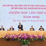 Thủ tướng chủ trì Phiên họp Ban Chỉ đạo về phát triển khoa học, công nghệ, đổi mới sáng tạo, chuyển đổi số và Đề án 06