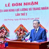 Phát biểu của Tổng Bí thư Tô Lâm tại Lễ đón nhận danh hiệu Anh hùng LLVTND của Quân chủng Hải quân