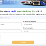 Hướng dẫn tra cứu giấy chứng nhận kiểm định điện tử