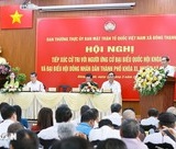 Chủ tịch Quốc hội Trần Thanh Mẫn dự Hội nghị tiếp xúc cử tri TPHCM